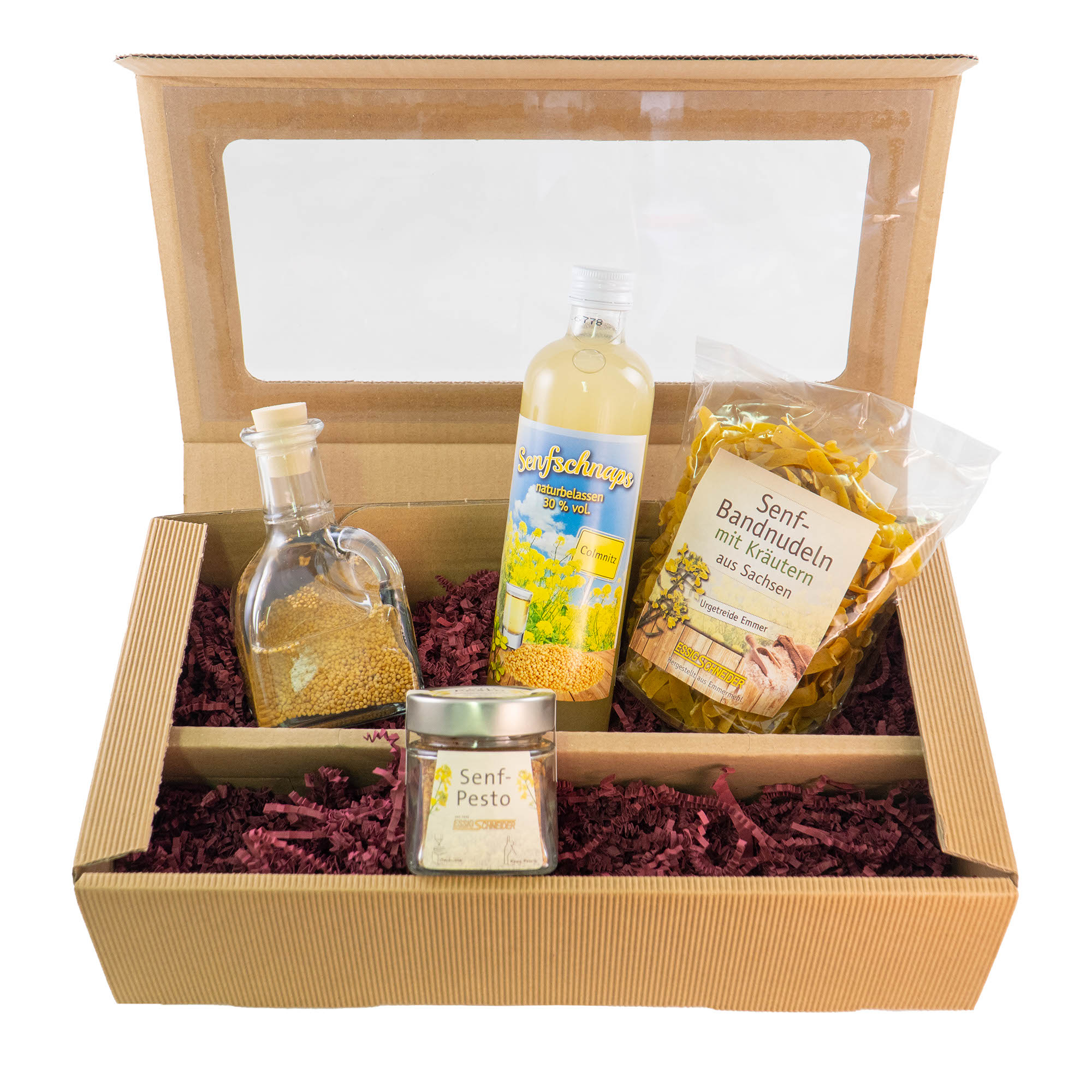 Präsentbox Senfschnaps