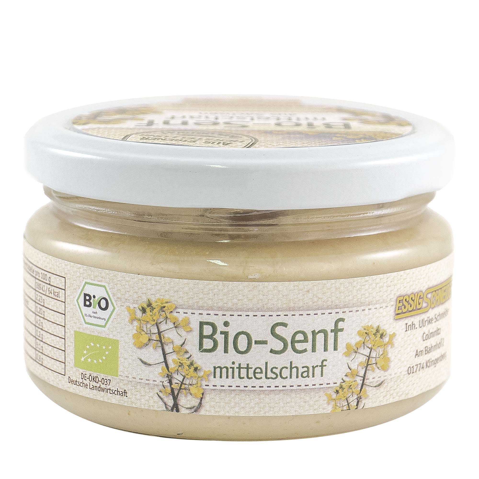 Bio Senf mittelscharf DE-ÖKO-037